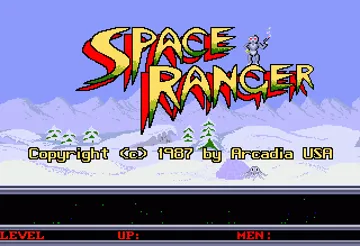 Space Ranger screen shot title